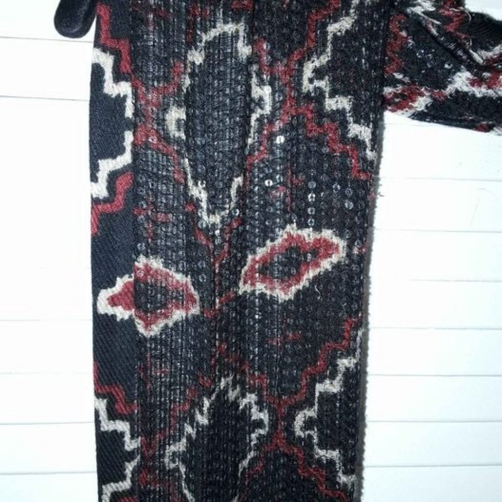 NWT CHAPS RALPH LAUREN WOMEN SCARF BLACK,RED,BEIGE